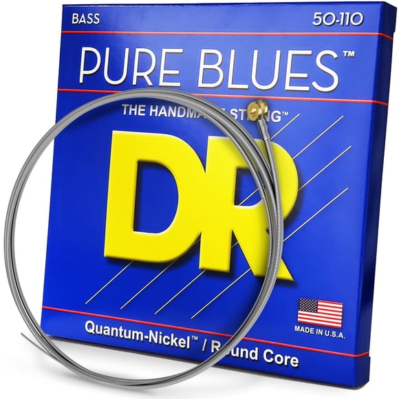 Cuerdas para bajo eléctrico DR Strings PURE BLUES PB-50 (50-110)
