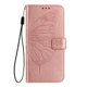 thumbnail image 2 of Funda cartera mariposa para Samsung Galaxy A13 4G/5G con soporte y ranuras para tarjetas Oro rosa, 2 of 5