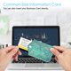 thumbnail image 5 of Etiquetas de equipaje Fintie Privacy Cover, etiqueta de identificación con tarjeta de dirección, 2 unidades, 5 of 6