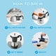 thumbnail image 2 of Cafetera de café espresso GROSCHE Milano para moka, 9 tazas, negra, 2 of 8