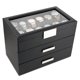 thumbnail image 2 of Caja de Relojes Glenor de 36 Ranuras en Fibra de Carbono Negra, 2 of 6