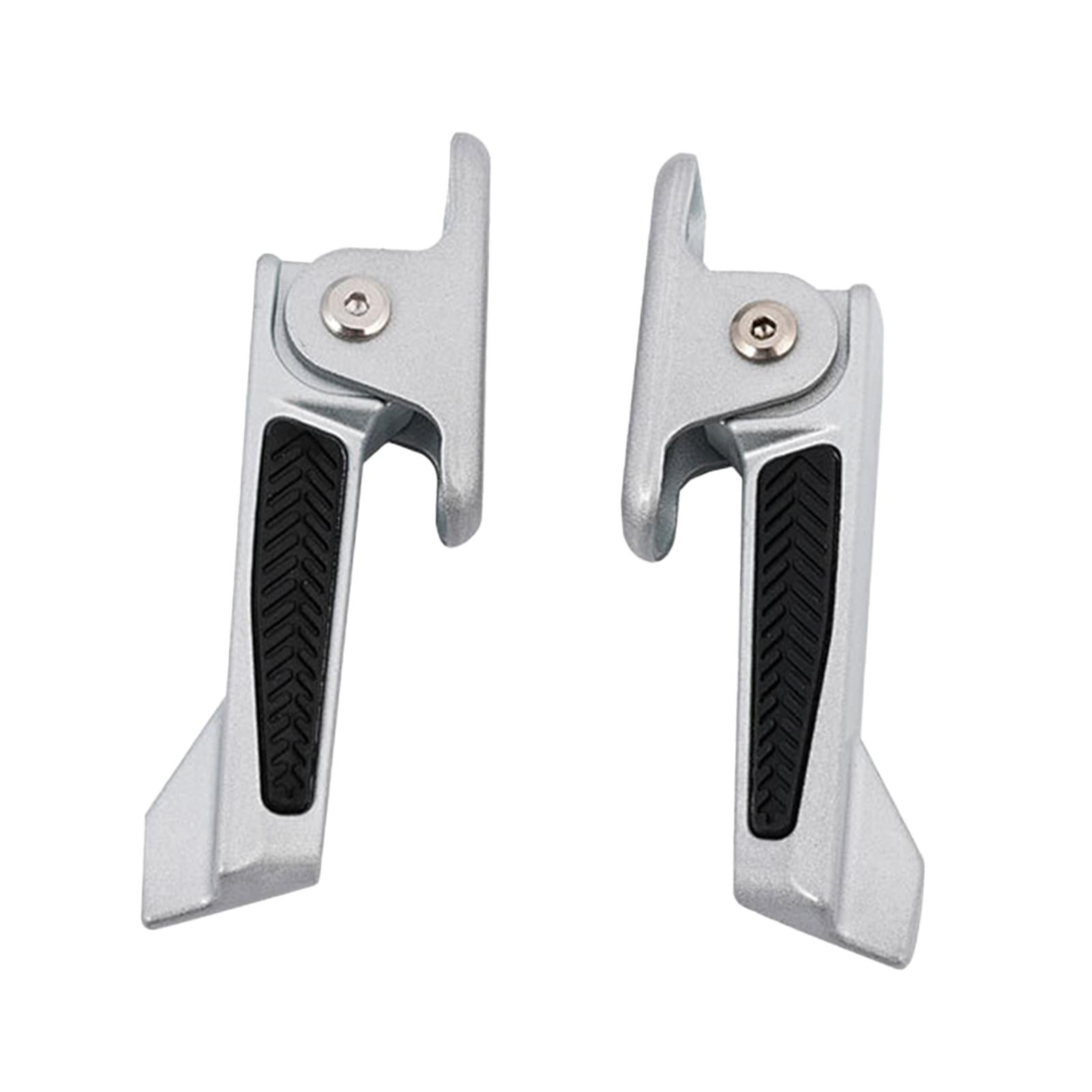 Ioensy - 2 Piezas De Pedales De Estribo Plegables Para Bicicleta Eléctrica, Accesorio Para Pedales Traseros De Motocicleta