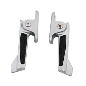 Ioensy - 2 Piezas De Pedales De Estribo Plegables Para Bicicleta Eléctrica, Accesorio Para Pedales Traseros De Motocicleta