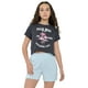 thumbnail image 1 of Polera Niña Teen Manga Corta Fun Gris Oscuro Corona, 1 of 5