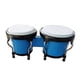 thumbnail image 2 of Instrumentos De Percusión De Batería Bongo Drum Set Para Regalos Adultos Principiantes Azul, 2 of 5
