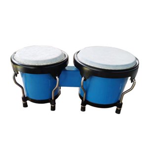 Magideal - Juego De Batería De Bongos De Percusión De Tambor Africano, 6 Pulgadas 7 Pulgadas, Tambor De Instrumentos De Música Montessori Educativo Para Regalos Azul