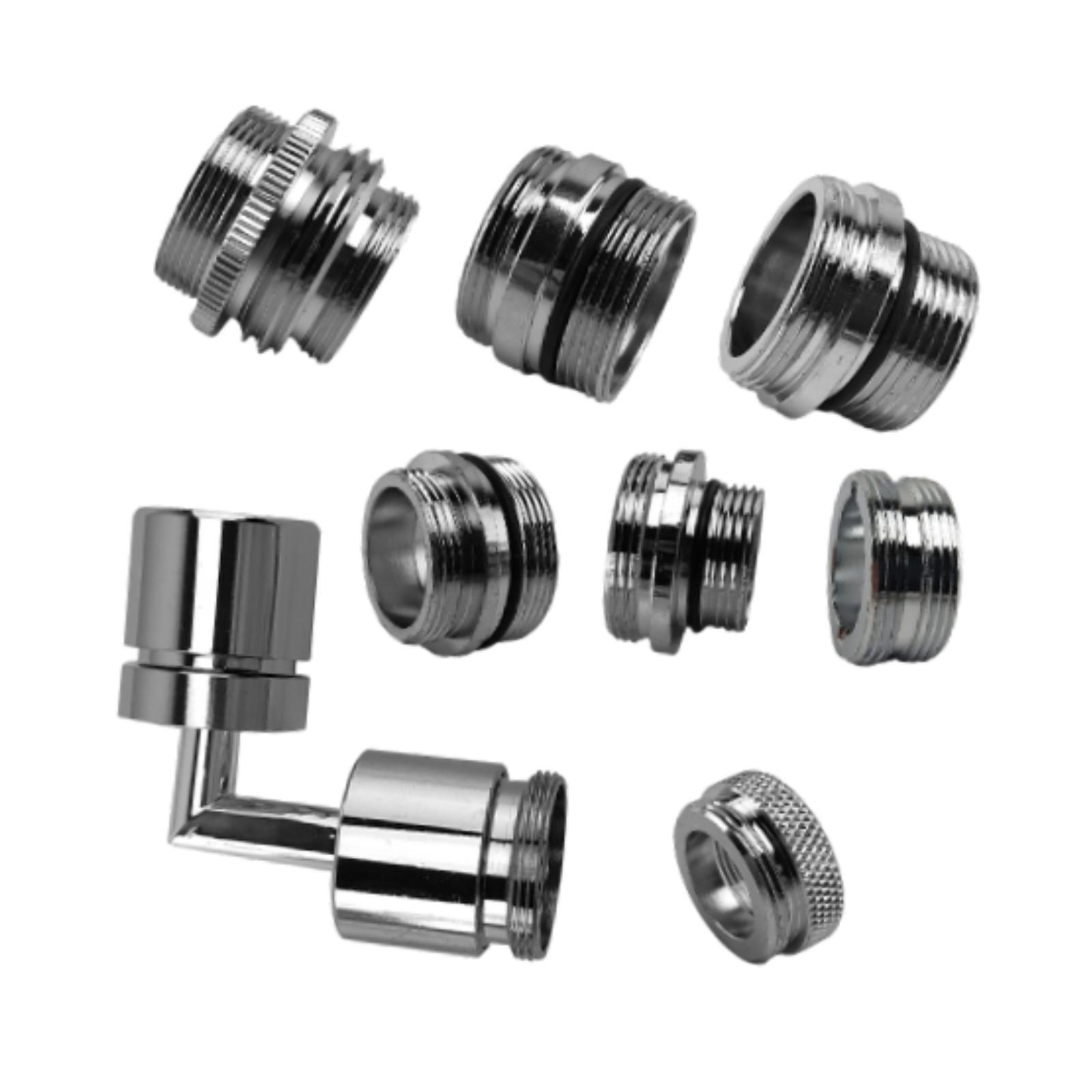 Magideal - Kit De Aireador Extensor De 720 Grados, Cabezal Extensor De Grifo De Repuesto, Resistente Y Profesional, Para Aireador De Grifo De Refuerzo Para Hotel