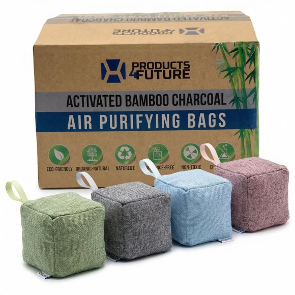 Bolsas Purificadoras de Aire Products4Future 200 g (Pack de 4)