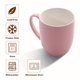 thumbnail image 3 of Juego de 4 tazas de café Urbanstrive de 475 ml, color rosa, 3 of 9