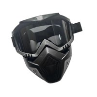 Ioensy - Máscara De Soldador Protector Facial Desmontable Resistente A Impactos Cómoda Máscara De Soldadura Vidrio Gris