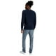 thumbnail image 2 of Jersey Tommy Hilfiger para hombre, tejido trenzado, azul marino, algodón, 2 of 3