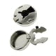 thumbnail image 2 of Gemelos Redondos Para Hombre, Fundas Para Botones, Traje De Negocios, 2 Piezas, Regalo Para Hombre, Plata, 2 of 3