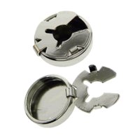 Magideal - Gemelos Pulidos Para Hombres, Cubiertas De Para Puños, Camisas, , Boda, Formal, De Negocios, Metal Clásico, 2 , Plata