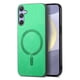 thumbnail image 1 of Magnetic Slim Case for Samsung Galaxy S25 with Camera Guard & Anti-Scratch Back Green, 1 of 5