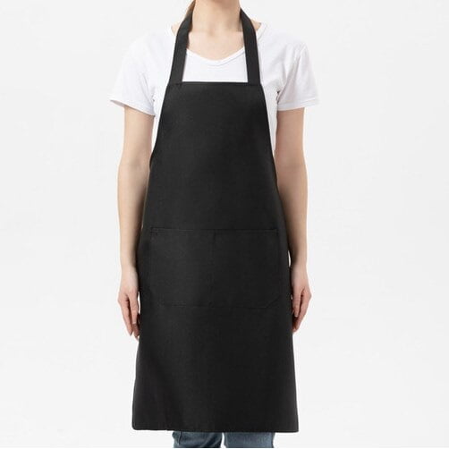 Pechera Poplin Unisex Negro Conf. Nacional