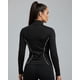 thumbnail image 4 of Chaqueta Deportiva Mujer Compresión Gym Fitness Entrenamiento con Líneas Blancas, 4 of 4