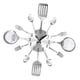 thumbnail image 3 of Reloj De Pared Acero Inoxidable Cocina Plateado, 3 of 3