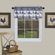 thumbnail image 2 of Juego de cortinas para ventana ACHIM, filtro de luz, Barnyard, azul marino, 2 of 2
