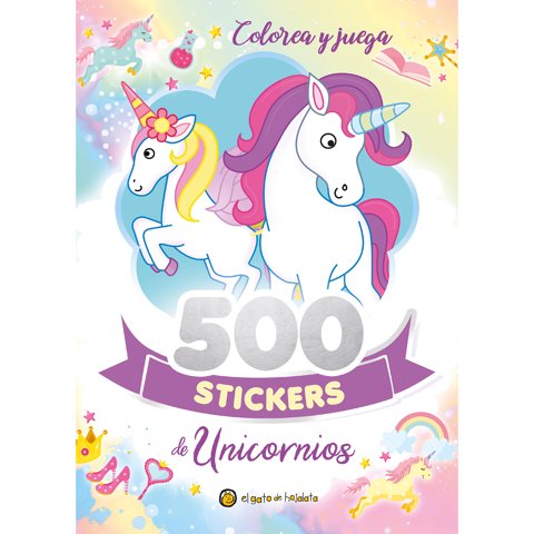 Editorial Guadal - Libro 500 Stickers De Unicornios
