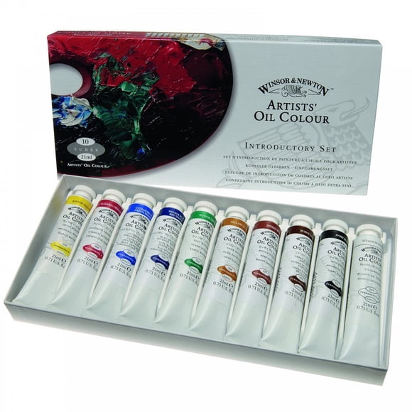 Set introductorio de 10 tubos de 21 ml de pintura al óleo Winsor & Newton