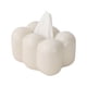 thumbnail image 2 of Caja Porta Papel Higiénico Práctico Lindo Para Mesita De Noche Mesa Salón Blanco, 2 of 4