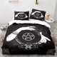 thumbnail image 1 of Boho Sun and Moon Duvet Cover Mysterious Astrology Bedding Set Microfiber Witch Wiccan Fortune-Telling Tarot Cards Quilt CoverBed Sheets, 1 of 5
