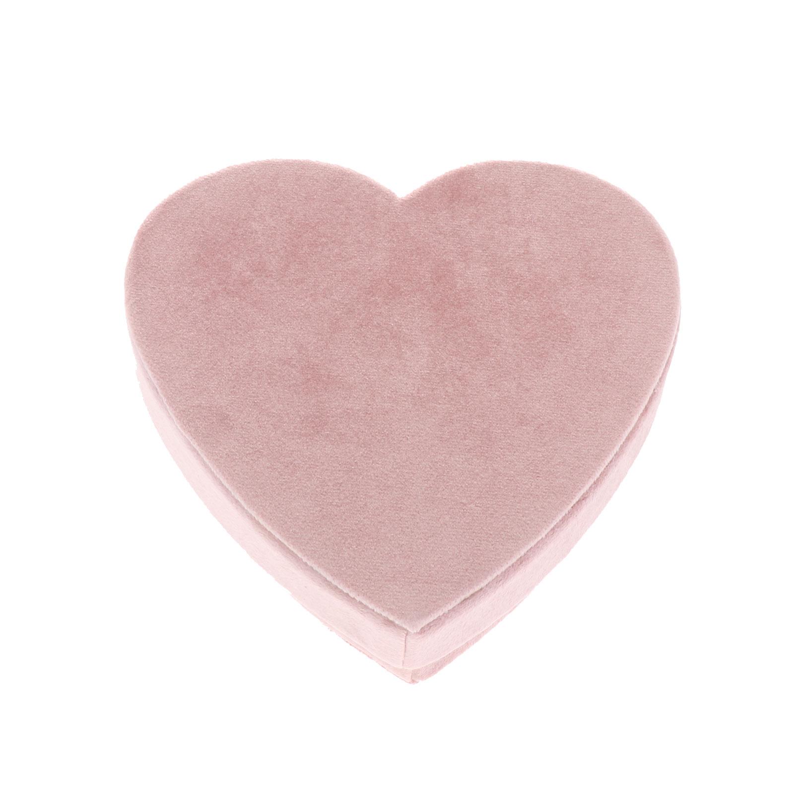 Ioensy - Caja De Anillos En Forma De Corazón Multifunción Para Mujer Anillos Pendientes Collares E