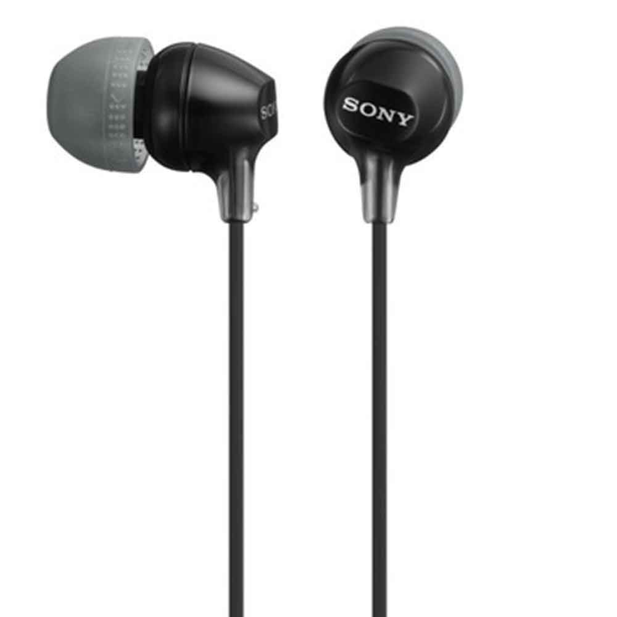 Sony - Audífonos In Ear Mdr-Ex15 Con Cable Negro