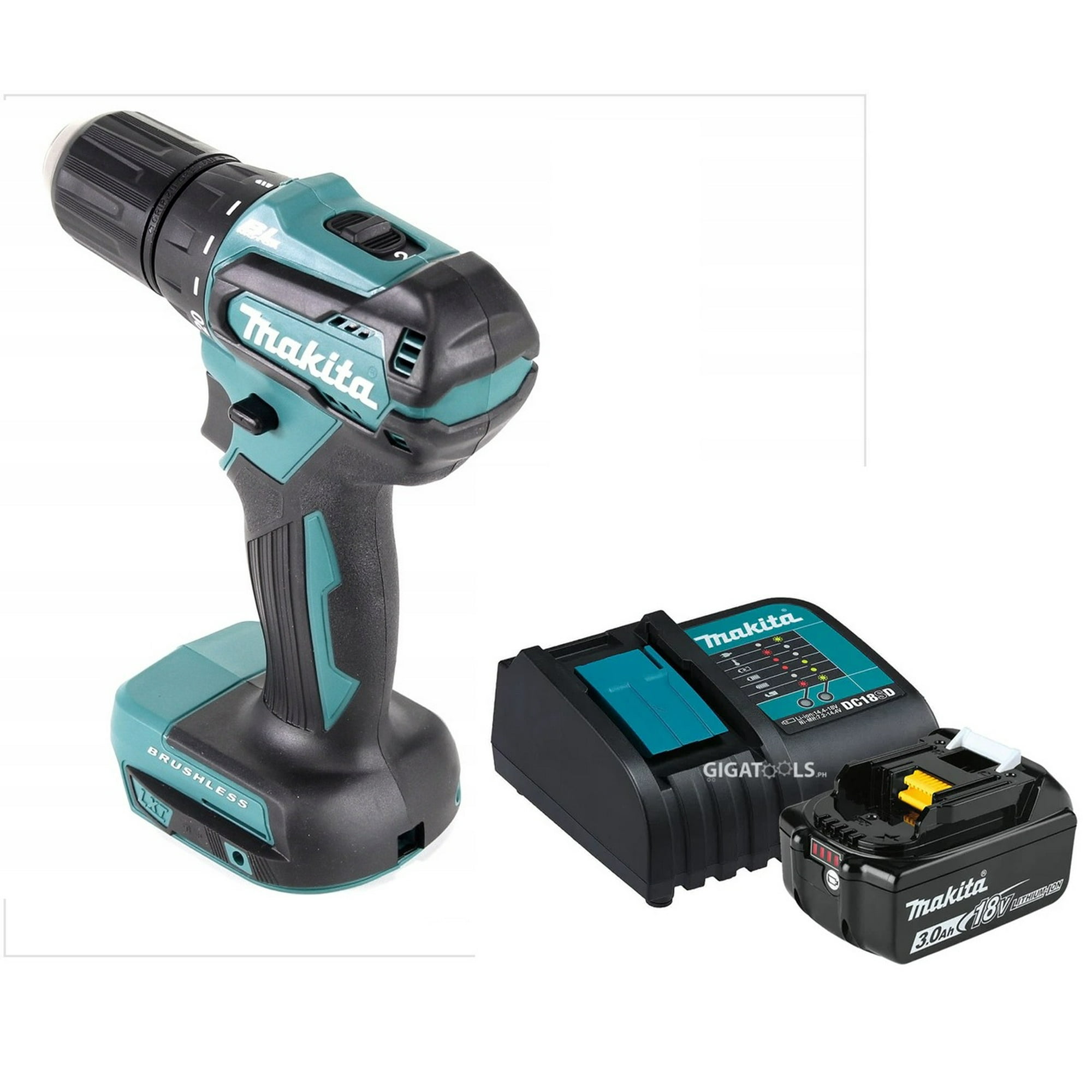 Makita - Taladro Atornillador 18v Brushless 40 Nm