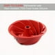 thumbnail image 4 of 1pc, Silicone Bundt Pan (9.84''), Heritage Bundtlette Cake Mold, For Fluted Tube Cake Making, Baking Tools, Kitchen Gadgets, Kitchen Accessories, 4 of 4