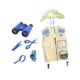 thumbnail image 3 of Conjunto De Exploración Al Aire Libre: Chaleco, Sombrero Y Accesorios Para Niños, Color Azul, 3 of 5