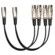 thumbnail image 1 of Cable De Extensión De Audio XLR De 2 Piezas 1 Macho A 2 Hembra Para Grabadora Mezcladora De Micrófono, 1 of 2