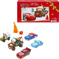 Set Multipack De 5 Vehículos De Invierno Mattel Disney Pixar Cars