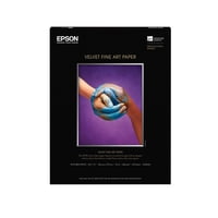Papel Epson Velvet Fine Art, 20 Hojas, 8.5 X 11 Pulgadas, Blanco