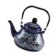 thumbnail image 3 of Hervidero De Té De Esmalte Sólido Bote De Esmalte Floral Azul Para La Fiesta De Restaurantes 2.5L, 3 of 5