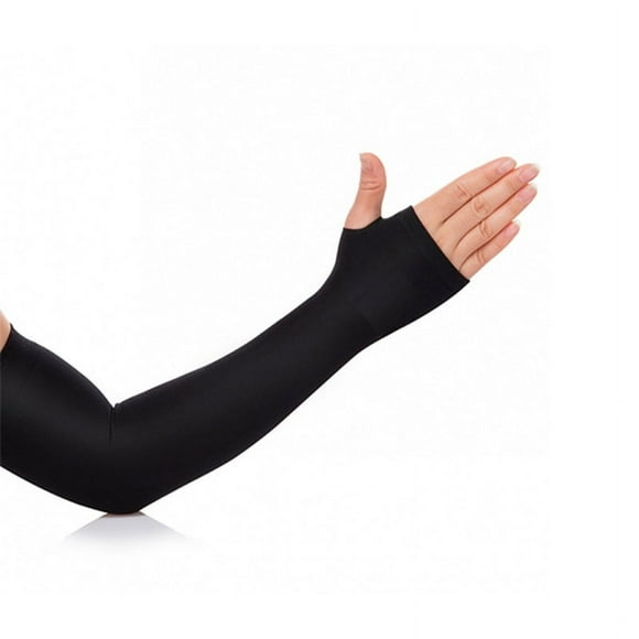 Mangas Deportiva Brazo Outdoor Proteccion Uv Sol Negra