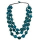thumbnail image 1 of Collar Bohemio Collar Babero Collar De Cuentas De Madera Para Mujer Dama Boda Azul, 1 of 5