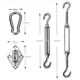 thumbnail image 4 of Kit Anclaje Para Toldo Vela Ganchos De Acero Inoxidable 304, 4 of 5