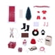 thumbnail image 4 of Casa De Muñecas A Escala 1:12, Accesorios Navideños Clásicos Para Casa De Muñecas, Decoración Navideña, Puerta Roja, 4 of 5