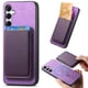 thumbnail image 1 of Funda de Cuero Magnética con Tarjetero para Samsung Galaxy A55 Cubierta Delgada Morado, 1 of 5