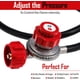 thumbnail image 5 of Regulador de alta presión GasOne 2109-RED 1.2 m con manguera, 5 of 6