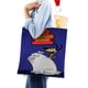 thumbnail image 4 of 2 Stupid Dogs Bolso de tela con estampado de lienzo para mujer, bolsa de compras reutilizable y estética, con cremallera interior, regalo para mujer,40*40cm., 4 of 6