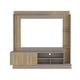 thumbnail image 1 of Estante Tv 70" 1 Puerta 180X175X39 Cm Café Claro, 1 of 8