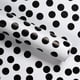 thumbnail image 1 of Papel tapiz Qianglive 45x762 cm con lunares blanco y negro, 1 of 9