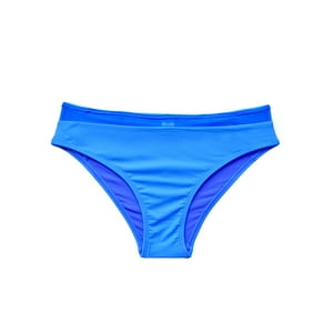 Samia - Bikini Calzón Con Transparencia Azul Xl