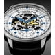 thumbnail image 3 of Reloj Stuhrling Original Skeleton Automatic de piel para hombre, 3 of 6