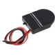 thumbnail image 2 of 5 soportes para pilas de botón con interruptor, 1 soporte para pilas CR2032, caja de almacenamiento con tapa y cables, interruptor de encendido y apagado, contenedor de enchufe CR2032 3 V, color negro, 2 of 6