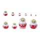 thumbnail image 2 of Lovely Girls Nesting Dolls Stacking Doll Set De 10 Piezas Popular Hecho A Mano, 2 of 5