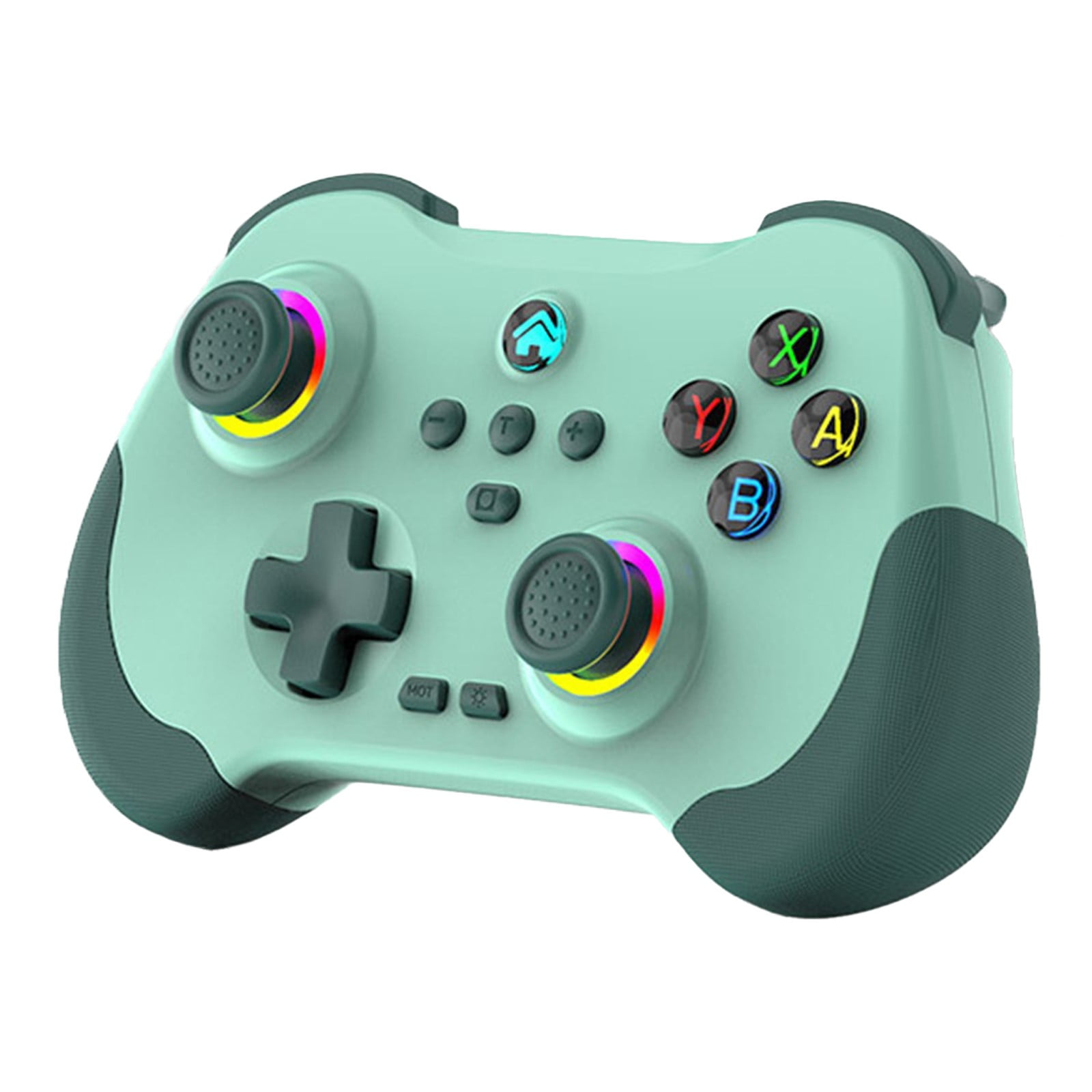 Genérico - Controlador De Juego Inalámbrico Para Switch/xbox/ps3/ps4/android/ios Mfi/pc/steam, Programable, Con Rgb, Joystick De Efecto Hall, Vibración De Doble Motor Y Función Turbo