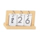 thumbnail image 4 of Calendario De Escritorio De Casa De Muñecas A Escala 1:12, Miniatura Para Modelo DIY, Diseño De Escena De Vida, Madera, 4 of 5